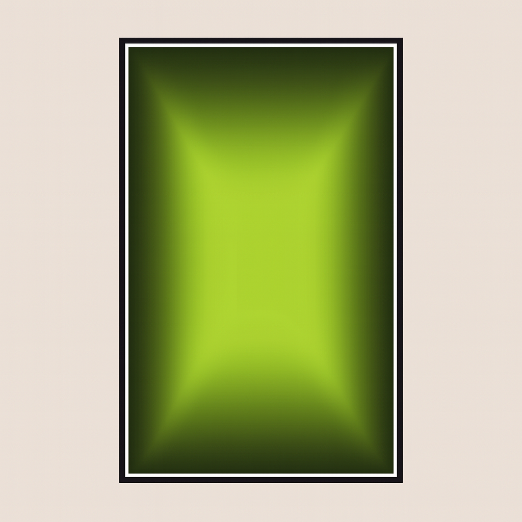 Wall Display Frame for 1:8 Scale Model Car Builds – Neon Green Edition