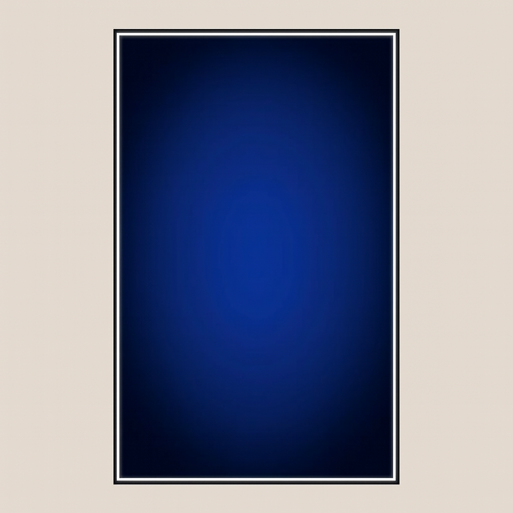 Wall Display Frame for 1:8 Scale Model Car Builds - Midnight Blue Edition